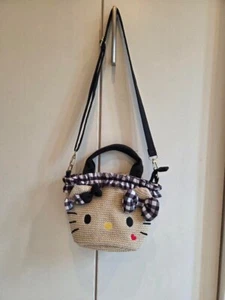 Hello Kitty Kawaii Bolso de Mano Bolso de Hombro Sanrio Oficial Como Nuevo - Imagen 1 de 7