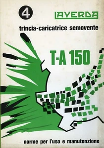 Trincia caricatrice Laverda TA 150 manuale uso e manutenzione - Imagen 1 de 1