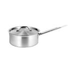1.5/1.8L Stainless Steel Saute with Cover Helper Handle Kitchen Saucepan
