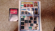 Final Fantasy II 2-Sided Map Poster And Manual Booklet