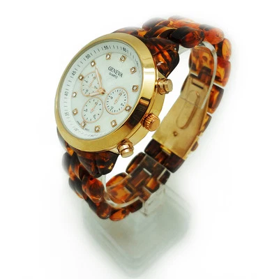 GINEBRA MODA MUJER RESINA HECHA DE RELOJES Foto 1 de 3