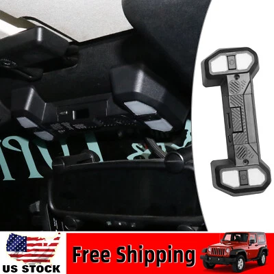 Lámpara de lectura de luz domo interior LED para Jeep Wrangler JK 2012-2017 2/4 puertas 1 pieza Foto 1 de 4