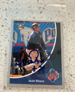Juan Rivera Rare Autograph Tigres de Aragua - Picture 1 of 1