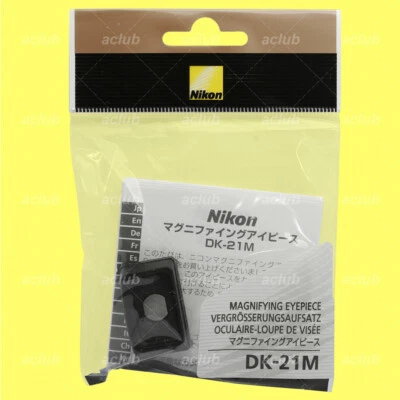 Nikon DK-21M Magnifying Eyepiece for D7500 D7200 D7100 D7000 D780 D750 D610 D600 - Image 1 of 2