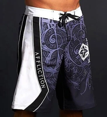 RARO CON ETIQUETAS: BOARDHORTS AFFLICTION SPIKE - TALLA 32 - UFC / MMA 🔥 Foto 1 de 4