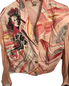 Kansai Yamamoto Rare Vintage International Lady “Conquer” Jacket Size SMALL - Picture 1 of 12