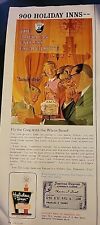 1968 Holiday Inn Hotels Fly Coop American Express Credit Card vintage Ad