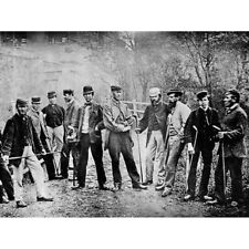 Golf Tournament 1867 Leith Links Old Photo Canvas Art Print Poster