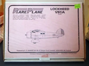 HG Hannant Rare Plane Lockheed Vega Unopened Kit 1/72 #RP5001 - Picture 1 of 2