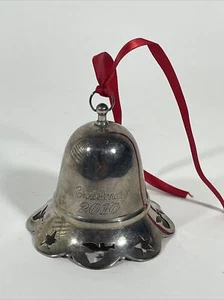Towle Silversmiths 2010 Silver Plated Musical Christmas Bell Ornament Tested - Picture 1 of 5