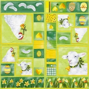 Hermosas Servilletas: LÄMMCHEN Y HUHN (707) - Imagen 1 de 1