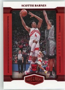 2021-22 Panini Chronicles Plates & Patches Red Rookie #404 Scottie Barnes /149 - Picture 1 of 2