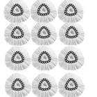 12 Pcs Replacement Microfiber Mop HEAD For O-Cedar Spin Mop Refills Easy Clean