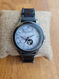 Holzkern Automatik Uhr Paris *neuwertig* Leadwood Marmor Damen Herren Holz - Bild 1 von 6