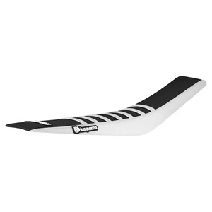 2016-2018 Husqvarna 125-450 FC TC seat cover WHITE/BLACK/WHITE #134 LOGO - Picture 1 of 5