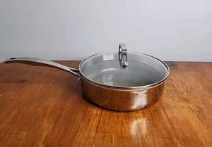 Zwilling J.A. Henckels 3 Quart Kochtopf 10" Edelstahl Keramik mit Siebdeckel - Bild 1 von 10