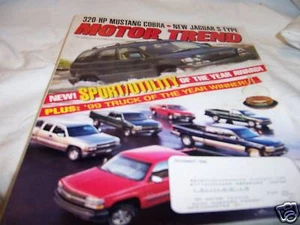 Motor Trend 12/1998 Sport Utility of Year Award - Bild 1 von 1