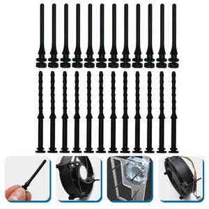 24 Pcs Cooler Fan Screw Set Heizkühler -Schockklebernägel Gehäuselüfterschraube - Afbeelding 1 van 12