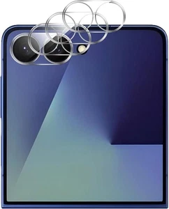 Cubierta protectora de vidrio templado para lente de cámara 9H abatible para Samsung Galaxy Z - Imagen 1 de 12