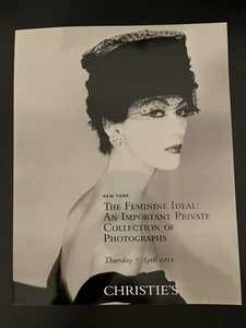 The Feminine ideal: Important Photographs . Christie's Auction Catalogue 2011 NY - Picture 1 of 10
