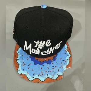 New Mens snapback flat bill baseball cap hat adjustable size - Picture 1 of 3