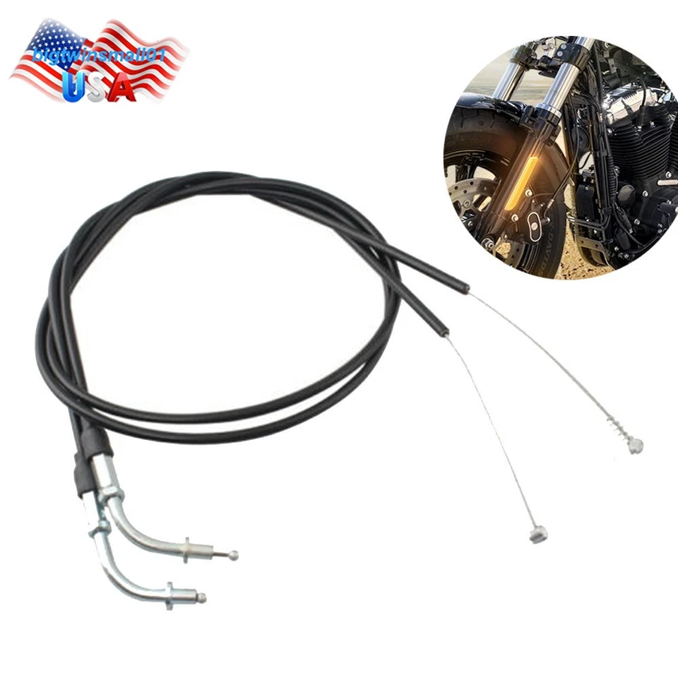 Throttle Cable Line Wire 90cm/35'' For Harley Davidson Sportster XL1200 XL883 - Image 1 of 4