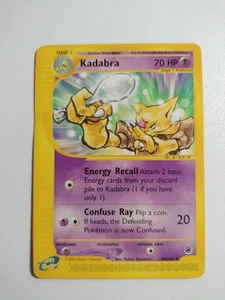 Kadabra 84/165 Pokémon Expedition Non Holo LP++ E Reader Vintage BASE SET - Picture 1 of 4