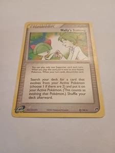 WALLY'S TRAINING 89/100 - NON-HOLO - EX Sandstorm - EReader Pokémon Card - NM - Picture 1 of 3