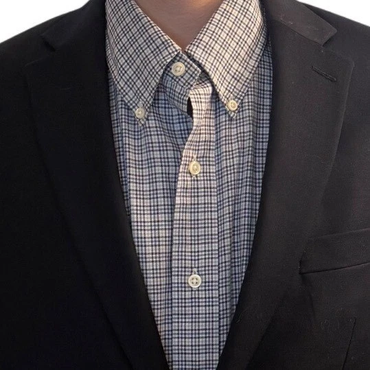 Camisa Ralph Lauren Blake Calce Clásico A Cuadros Abotonada Para Hombre Talla XXL Algodón Foto 1 de 4