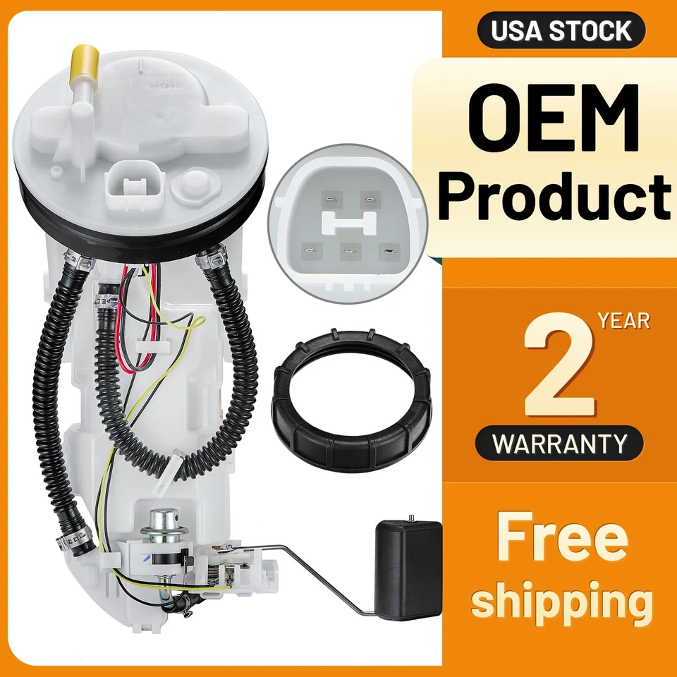 Fuel Pump Assembly For 2001-2005 Honda Civic L4 1.3L 04-05 1.7L 2002 2.0L E8566M - Image 1 of 4