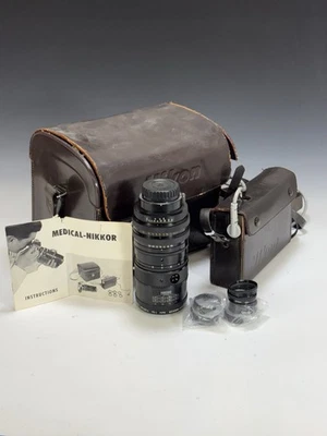 [NEAR MINT w/ 2 Filter] Nikon Medical Nikkor C Auto 200mm f5.6 Lens From JAPAN - Image 1 of 4