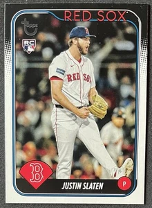 2024 Topps Update Justin Slaten #US178 Vintage Stock /99 RC Boston Red Sox - Picture 1 of 2