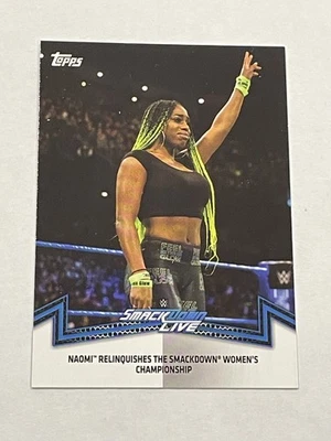 2018 Topps WWE Women's Division Wrestling #SDL-3 - Naomi Foto 1 de 2