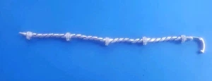 Vintage 7.25" Brighton Silver Link Bracelet with Clear Rhinestones - Picture 1 of 5