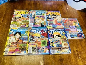 Lot 7 Vintage 2006 Shonen Jump Manga Anime Magazines Books April May Aug-Dec - Foto 1 di 6