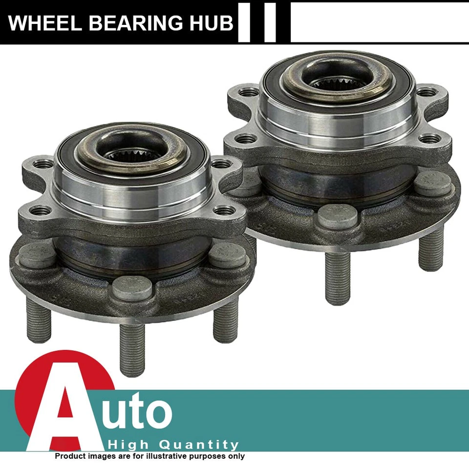 Rolamento de roda dianteira 2 peças e conjunto de cubo para Ford Edge Fusion Lincoln MKX MKZ == - Imagem 1 de 4