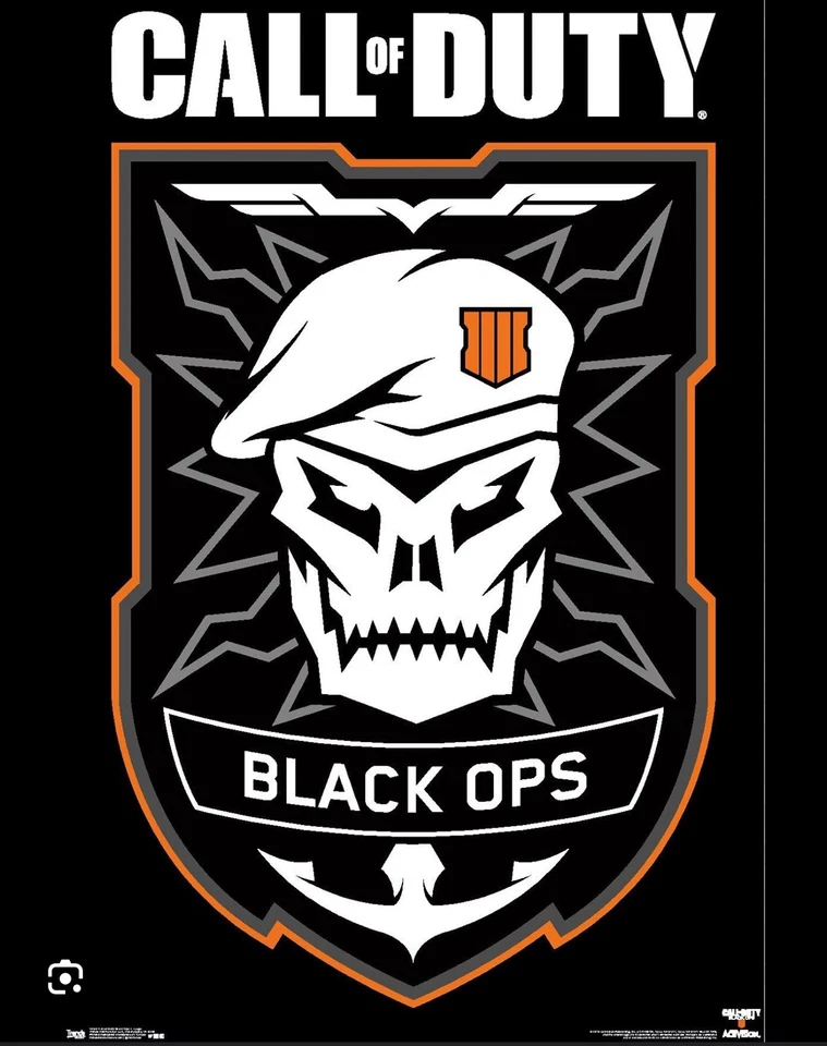 CALL OF DUTY BLACK OPS 4 VIDEOJUEGO GRUPO CLAVE ARTE PÓSTER ACTIVISION Rp16948 Foto 1 de 1