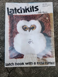 White Owl Needlecraft Latch Hook Kit 12x12 in. Retro 1981 Betty Wilkinson NOS - Picture 1 of 6