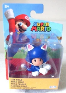 JAKKS Pacific World of Nintendo Super Mario Cat Toad 2,5" Figur NEU - Bild 1 von 4