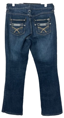 Y2K Vintage 80s Denim  6 Mid Rise Boot Cut Mom Zipper Jeans by Gitano Retro A48 - Image 1 of 4