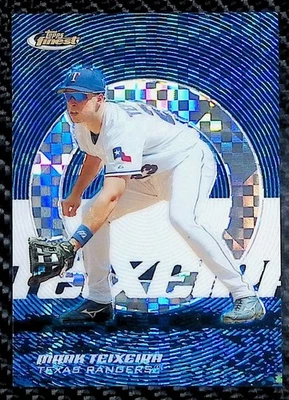 Mark Teixeira - 2005 Topps Finest #106 Blue X-Fractor #66/150 - Rangers - Image 1 of 3