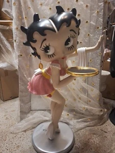 Original Betty Boop Diner Pin Up Girl Kellnerin Pink Figur Sexy Groß Werbefigur - Bild 1 von 8
