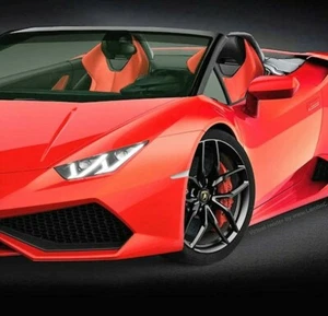 Lamborghini Huracan FRONT ONLY Side Markers Lens set White / Clear OEM - Picture 1 of 10