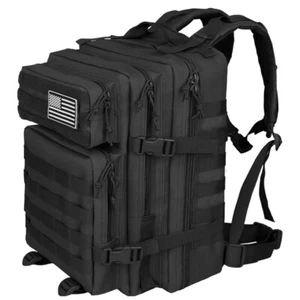 45L Tactical Backpack Men's Travel Large Capacity Rucksacks Waterproof Bags US - Picture 1 of 13