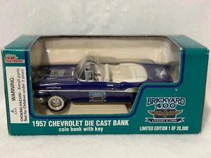 Nascar Racing Champions 1957 Chevy Bel-Air Brickyard 400 1995 Die Cast Bank 1:24 - Picture 1 of 7