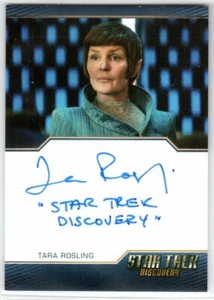STAR TREK DISCOVERY SEASON 3 TARA ROSLING AS T'RINA INSCRIPTION AUTOGRAPH #4 - Picture 1 of 2