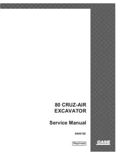 CASE 80 MANUALE DI SERVIZIO ESCAVATORE CROCE - Foto 1 di 1