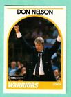 (1) CARTE COACH DON NELSON 1989-90 HOOPS # 273 WARRIORS NBA (J5932)