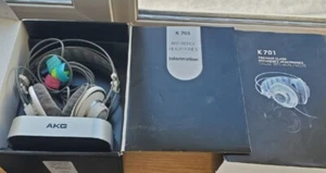 headphones Akg k701 Made in Austria with Box - Zdjęcie 1 z 1