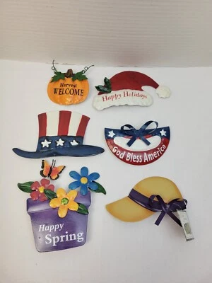 Seasonal Garden Pot Hugger Cup Hanger Christmas, 4th of July, Halloween, Spring  - Image 1 of 4